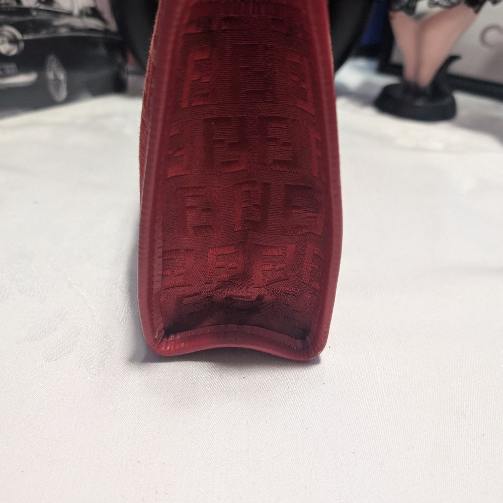 Fendi Red Clutch - Picture 3 of 11